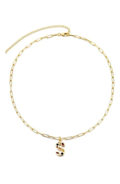 Adornia Initial Pendant Necklace