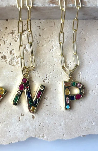 Adornia Initial Pendant Necklace