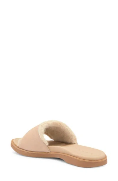 Reef Sunny Arrianah Faux Fur Slide Sandal