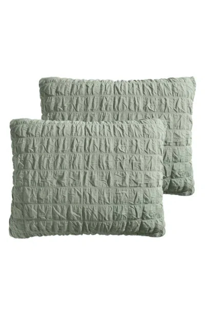 Tahari Luca Comforter & Sham Set In Green