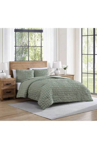 Tahari Luca Comforter & Sham Set In Green
