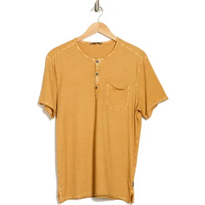 John Varvatos Rex Sublime Wash Organic Cotton Short Sleeve Henley