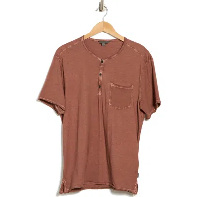 John Varvatos Rex Sublime Wash Organic Cotton Short Sleeve Henley