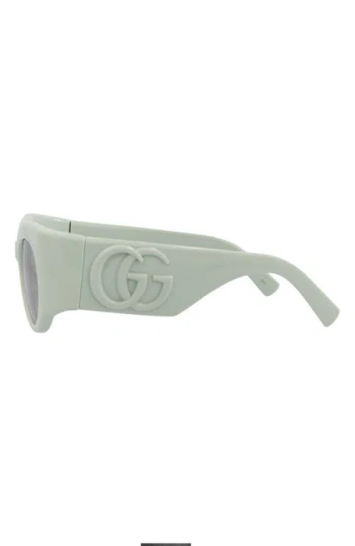 Gucci 53mm Modified Cat Eye Sunglasses