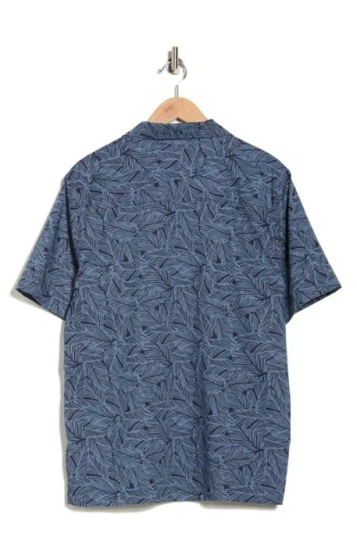 Travismathew Afternoon Sun Woven Short Sleeve Shirt In Gray