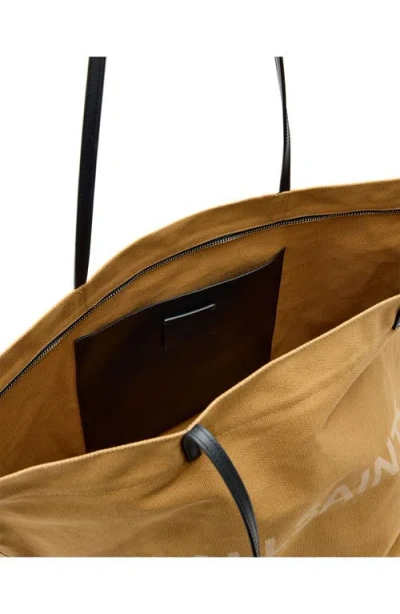 Allsaints Womens Serafina Canvas Tote Bag Palisade Tan