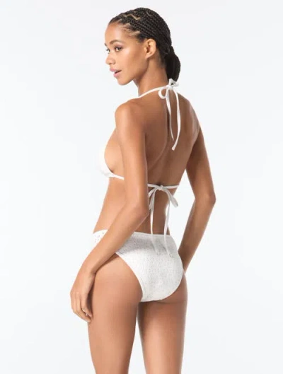 Michael Michael Kors String Bikini Top In White