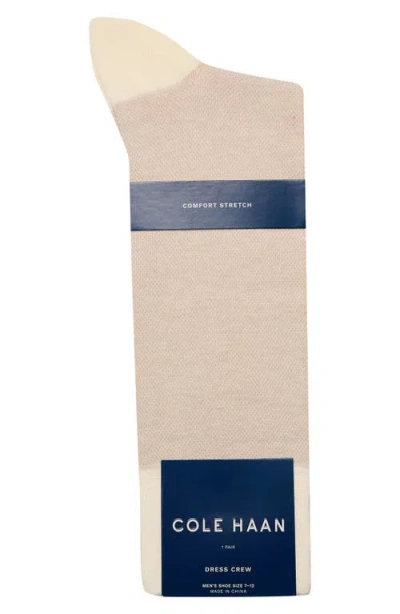 Cole Haan Solid Crew Socks In Neutral