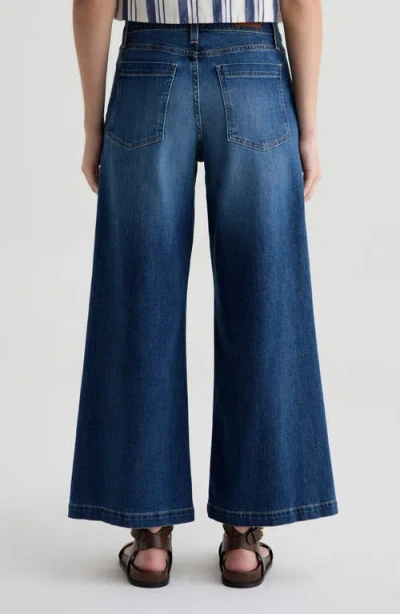 Ag Stella High Waist Palazzo Jeans In Blue