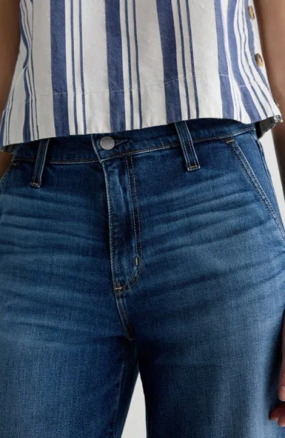 Ag Stella High Waist Palazzo Jeans In Blue
