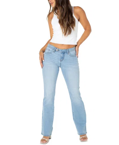 Celebrity Pink Juniors' Low-rise Extended-tab Bootcut Jeans