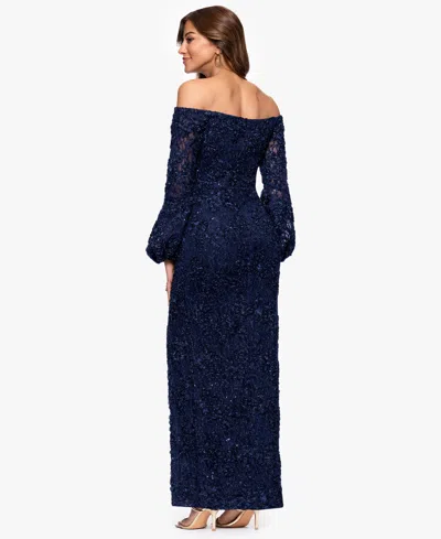 Xscape Plus Size Off-the-shoulder Soutache Lace Dress