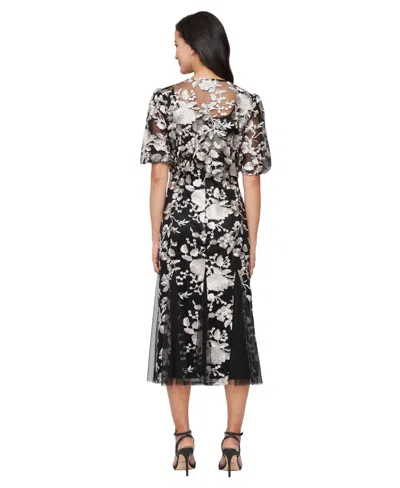 Alex Evenings Women's Stretch Tulle Jacket Dress