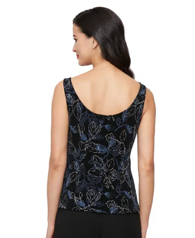 Alex Evenings Women's Printed Top & Jacket Set