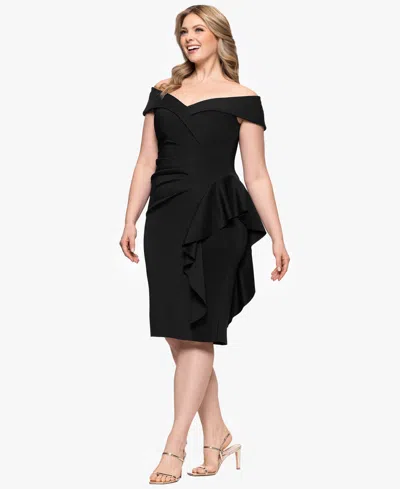 Xscape Plus Size Sweetheart-neckline Sheath Dress