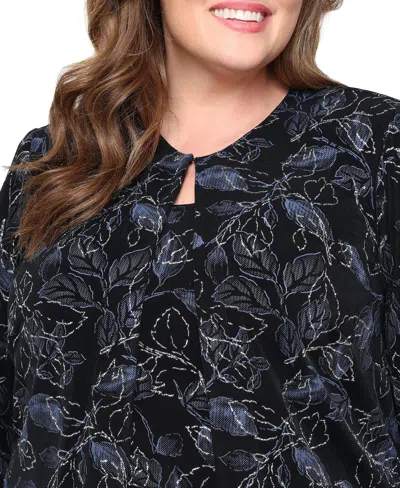 Alex Evenings Plus Size 2-pc. 3/4-sleeve Jacket & Top Set