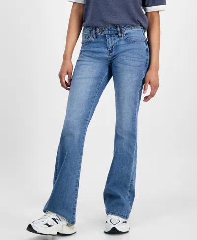 Celebrity Pink Juniors' Low-rise Extended-tab Bootcut Jeans