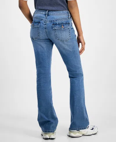 Celebrity Pink Juniors' Low-rise Extended-tab Bootcut Jeans