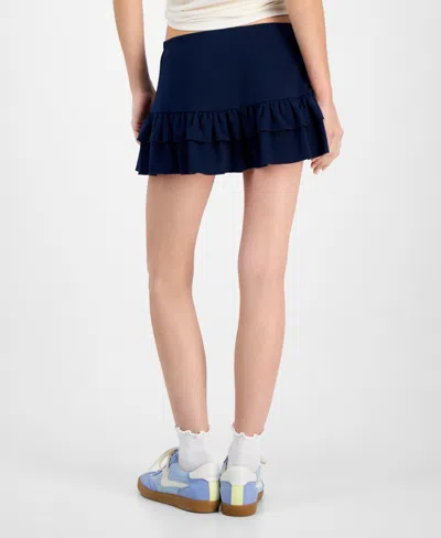 Celebrity Pink Juniors' Pleated Skort In White