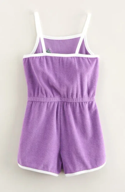 Tucker + Tate Kids' Organic Cotton Terry Romper In Purple