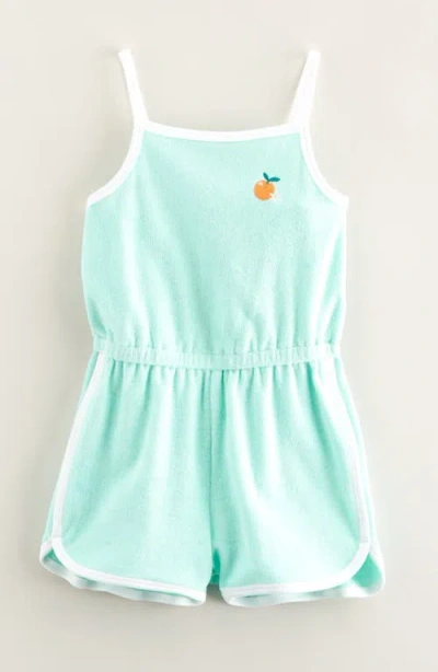 Tucker + Tate Kids' Organic Cotton Terry Romper In Blue