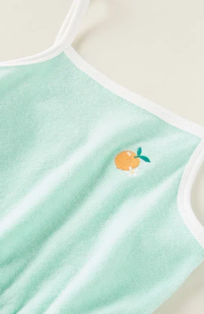 Tucker + Tate Kids' Organic Cotton Terry Romper In Blue