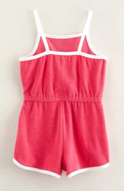 Tucker + Tate Kids' Organic Cotton Terry Romper In Pink
