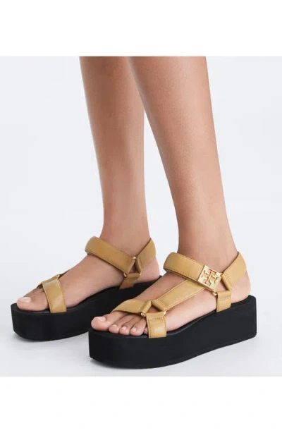 Tory Burch Mellow Platform Sandal In Neutral