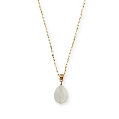 Gem Island Women's Gold / Brown Lidy Necklace