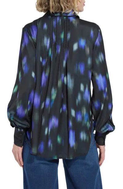 Lyssé Aitana Utility Pleat Button-up Shirt In Black