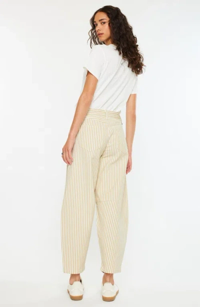 Kancan Mariana Low Slung Horseshoe Jeans In Neutral