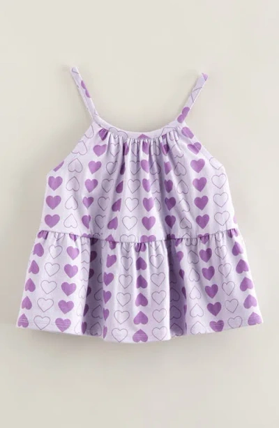 Tucker + Tate Kids' Cotton Tiered Camisole In Purple