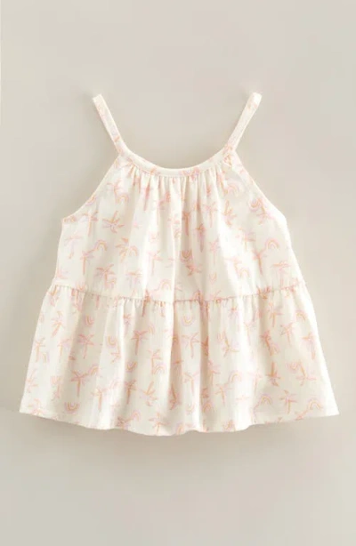 Tucker + Tate Kids' Cotton Tiered Camisole In Neutral