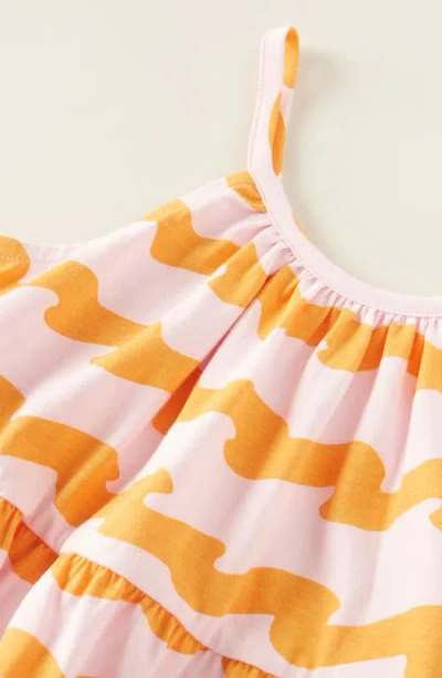 Tucker + Tate Kids' Cotton Tiered Camisole In Orange