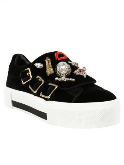 Shop Alexander Mcqueen Obsession Charms Sneakers In Fantasia