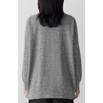 Eileen Fisher Organic Linen Blend Open Front Cardigan