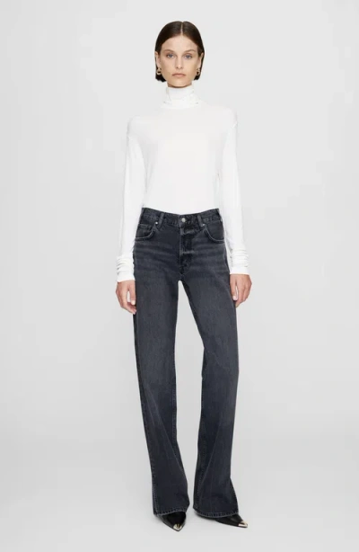 Anine Bing Roy Jean In Shadow Grey In Multi