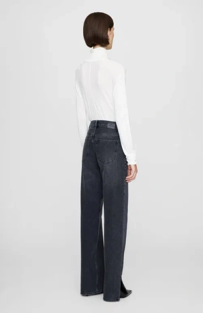 Anine Bing Roy Jean In Shadow Grey In Multi