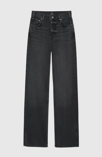 Anine Bing Roy Jean In Shadow Grey In Multi