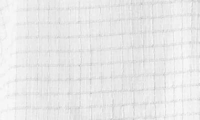 Eileen Fisher Boxy Boat Neck Organic Cotton Blend Top In White