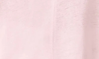 Eileen Fisher V-neck Organic Linen T-shirt In Pink