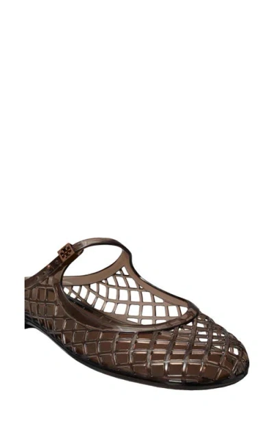 Tory Burch Mellow Mary Jane Jelly Mule In Brown