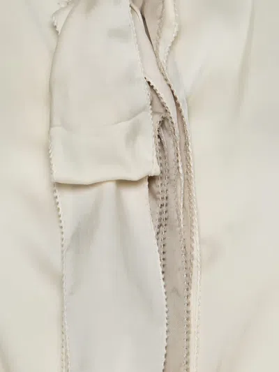Pre-owned Elie Tahari Bow-detail Stretch-silk Blouse