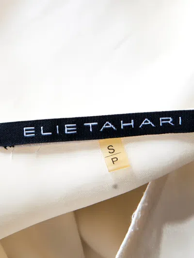 Pre-owned Elie Tahari Bow-detail Stretch-silk Blouse