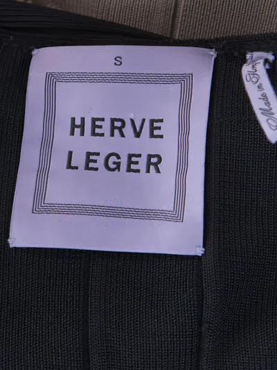 Pre-owned Herve Leger Bandage Halterneck Dress