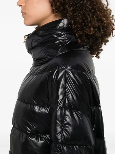 Herno Turtleneck Down Jacket In Black