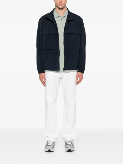 Hugo Boss Zip-front Pocket Jacket In Black
