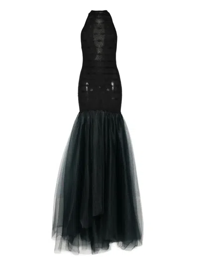 Atu Body Couture Halterneck Tulle Dress