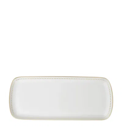 Christofle Malmaison Impériale Cake Dish In White