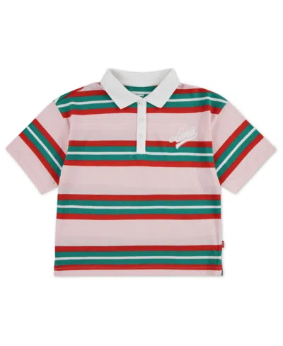 Levi's Big Girls Knit Polo Top In Neutral